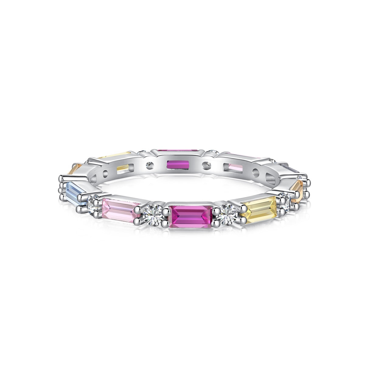 [CharmAmor]Lively In Shades Elegant Radiant Cut Daily Ring