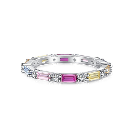 [CharmAmor]Lively In Shades Elegant Radiant Cut Daily Ring