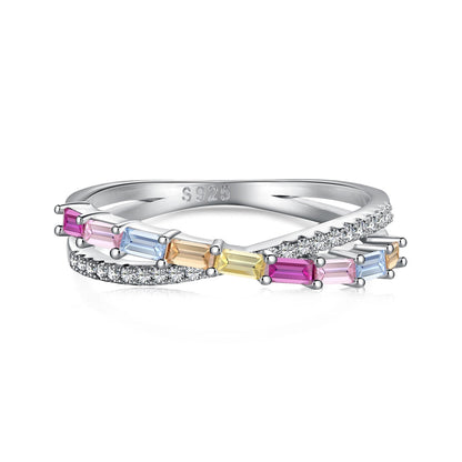 [CharmAmor]Energetic Elegant Radiant Cut Party Ring