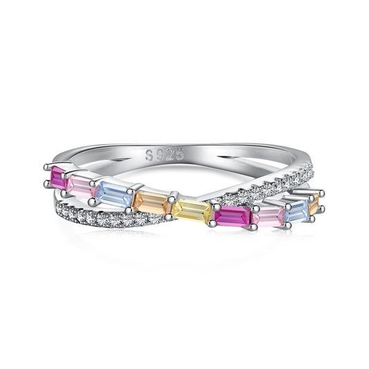 [CharmAmor]Energetic Elegant Radiant Cut Party Ring