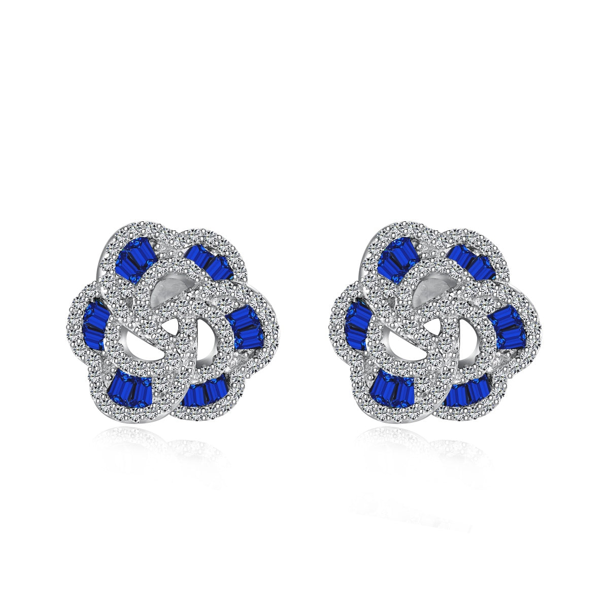 [CharmAmor]Exquisite Flower Shape Daily Earrings