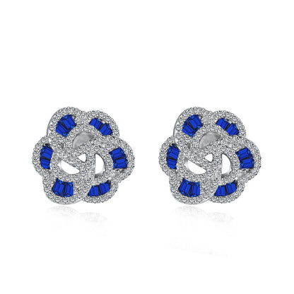 [CharmAmor]Exquisite Flower Shape Daily Earrings