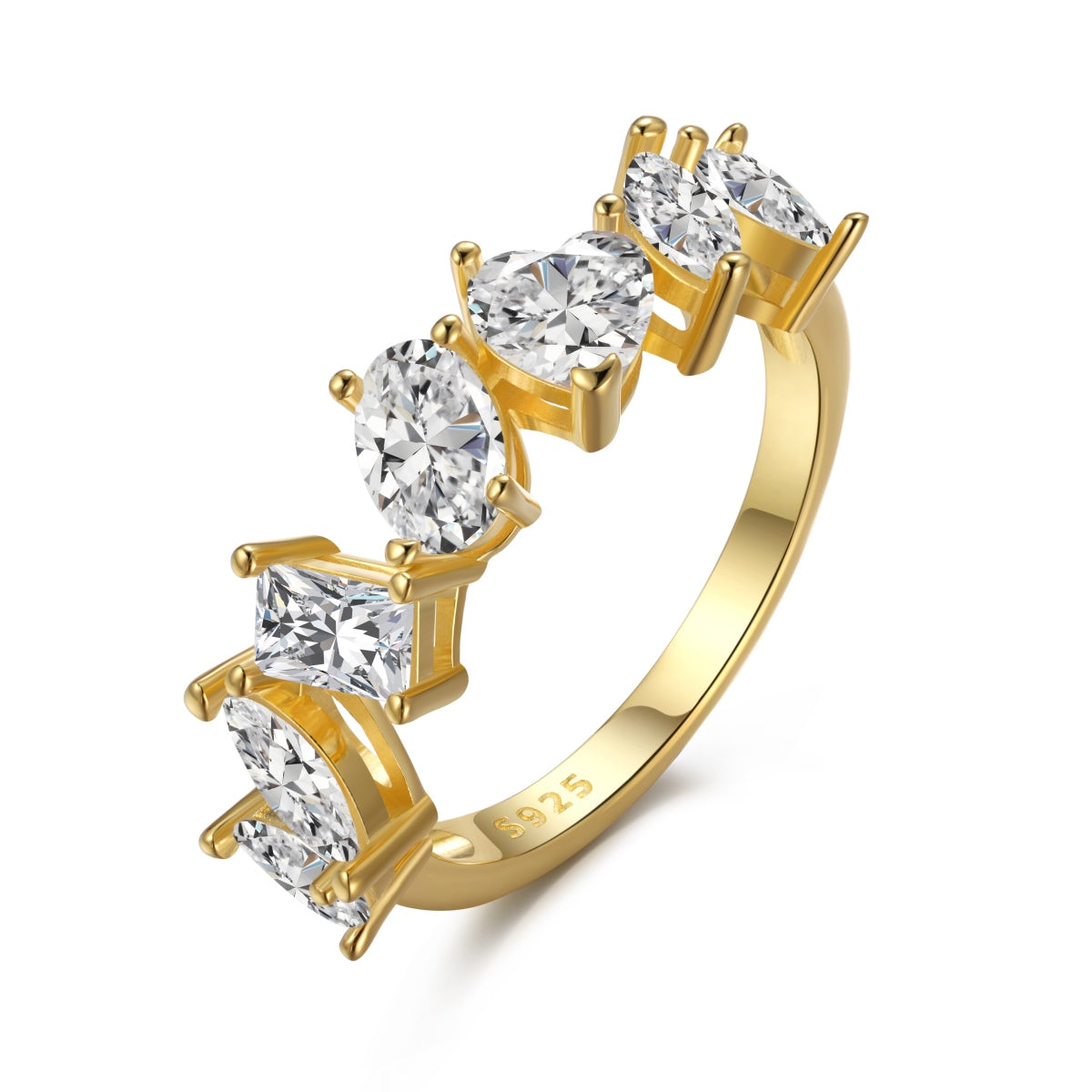 [CharmAmor]Delicate Multi Cut Ring