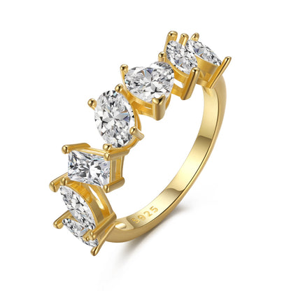 [CharmAmor]Delicate Multi Cut Ring