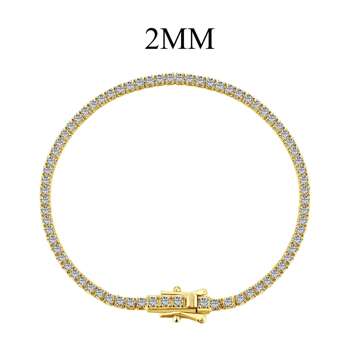 [CharmAmor]Radiant Colorful Round Cut Party Bracelet