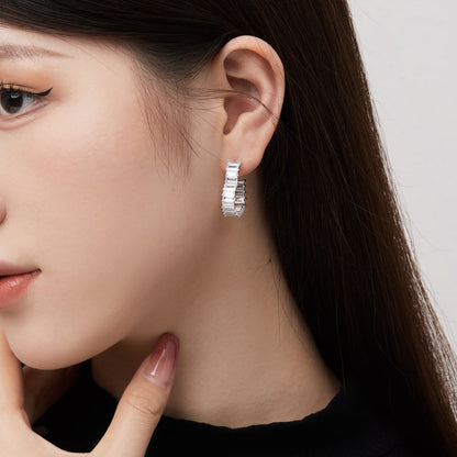 [CharmAmor]Radiant Heart Cutout Earrings