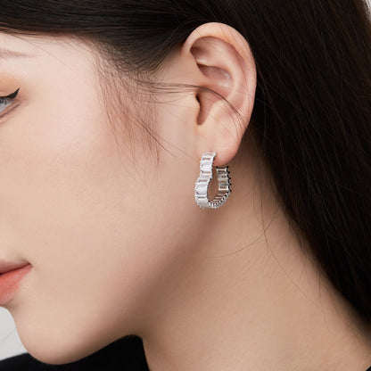 [CharmAmor]Radiant Heart Cutout Earrings