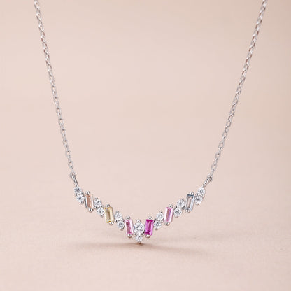 [CharmAmor]Dazzling Rainbow Necklace