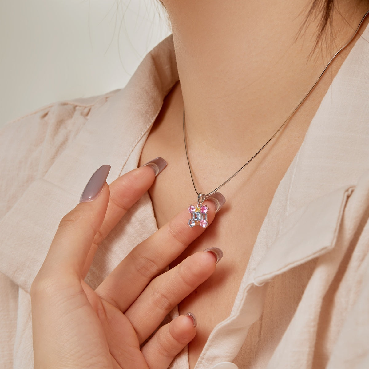 [CharmAmor]Gorgeous Multi Colorful Necklace