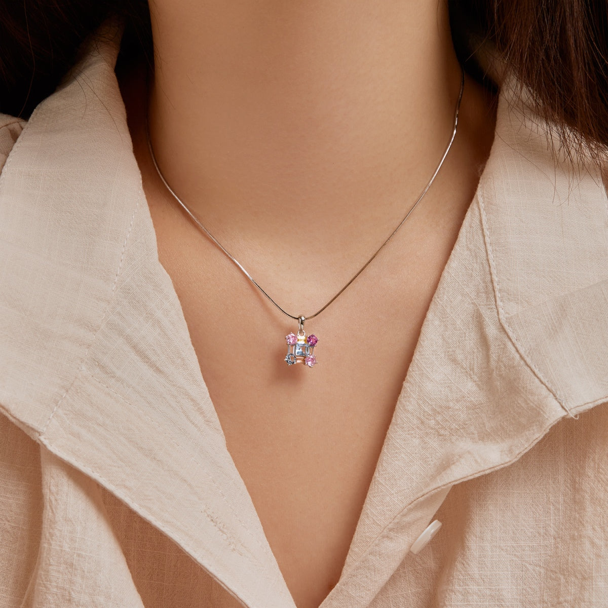 [CharmAmor]Gorgeous Multi Colorful Necklace