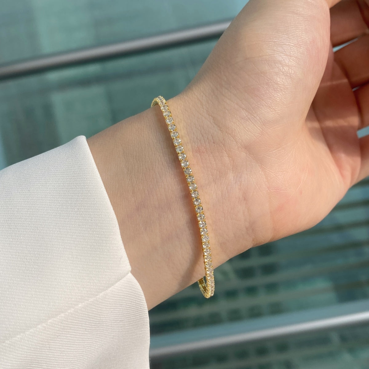 [CharmAmor]Radiant Colorful Round Cut Party Bracelet