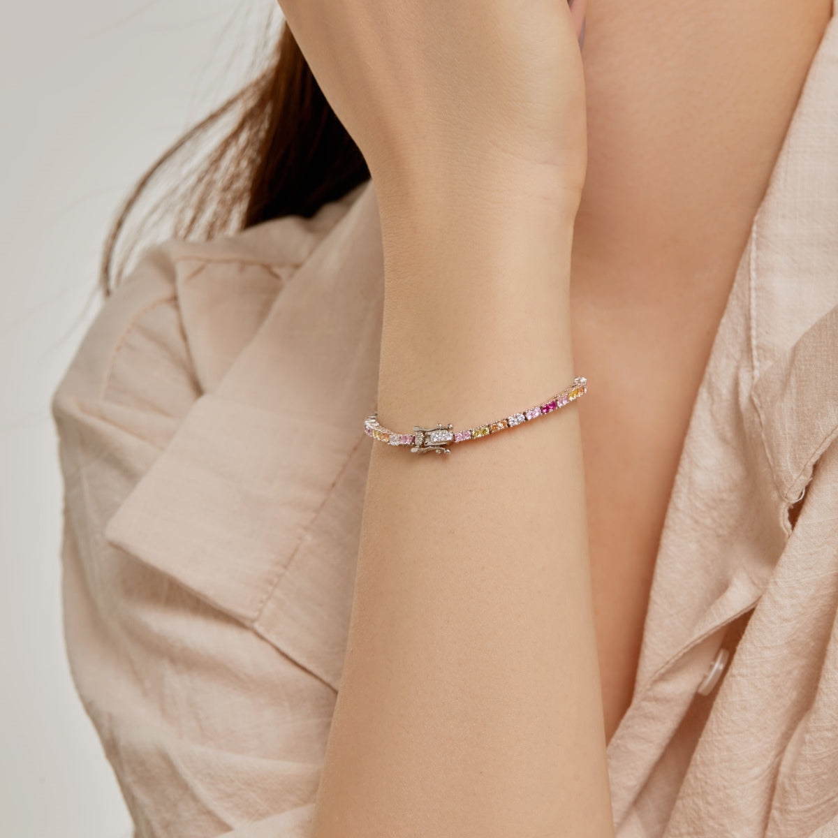 [CharmAmor]Delicate Romantic Heart Shape Lover Bracelet