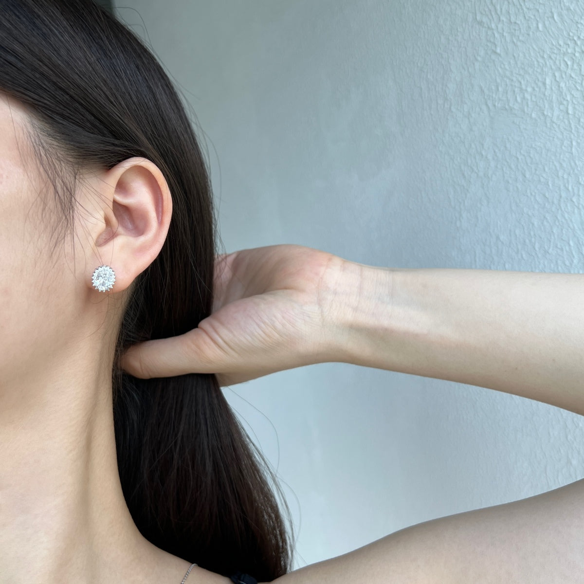 [CharmAmor]Delicate Radiant Oval Cut Daily Earrings