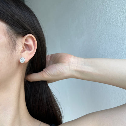 [CharmAmor]Delicate Radiant Oval Cut Daily Earrings