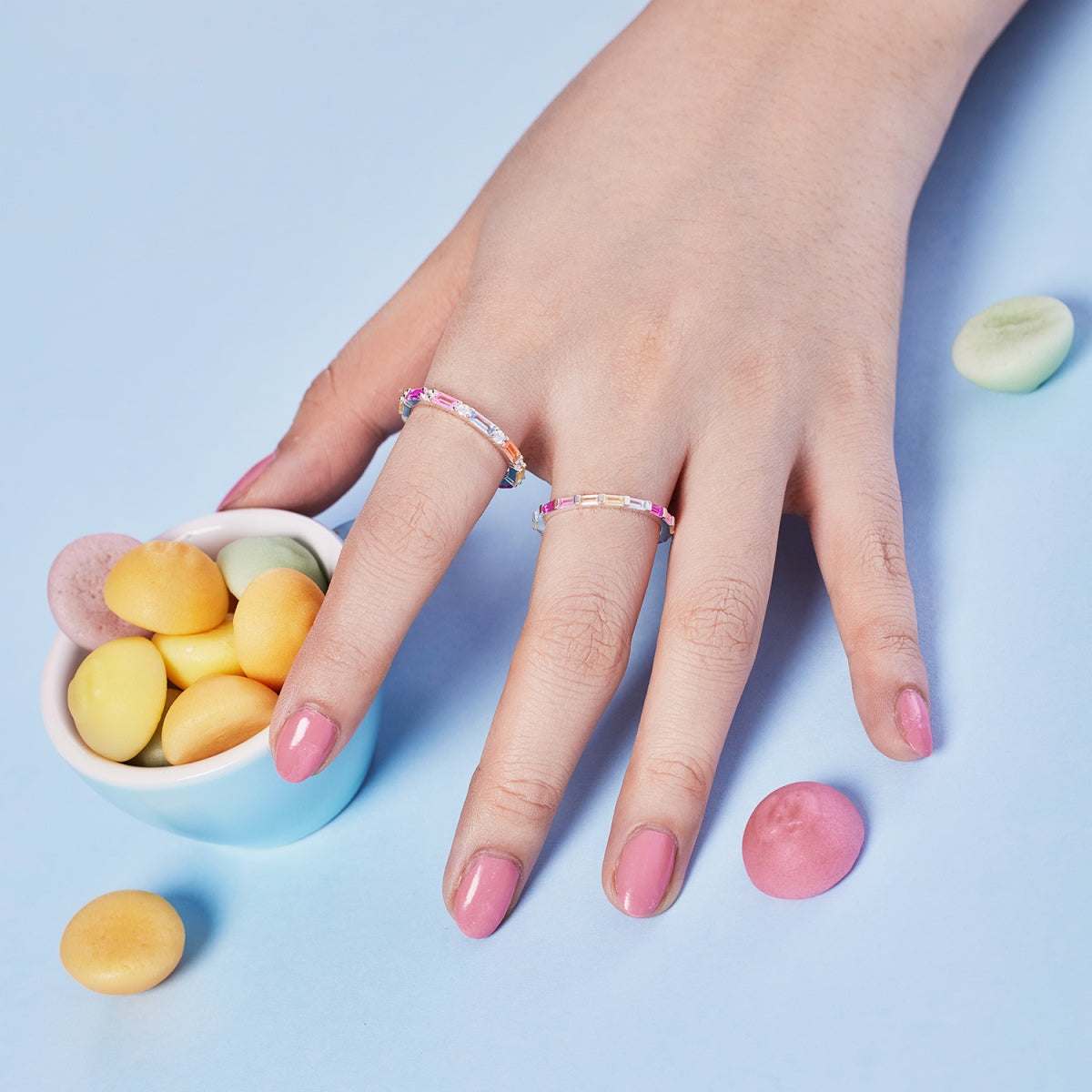 [CharmAmor]Lively In Shades Elegant Radiant Cut Daily Ring