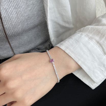 [CharmAmor]0.75 Carat Exquisite Oval Cut Daily Bracelet