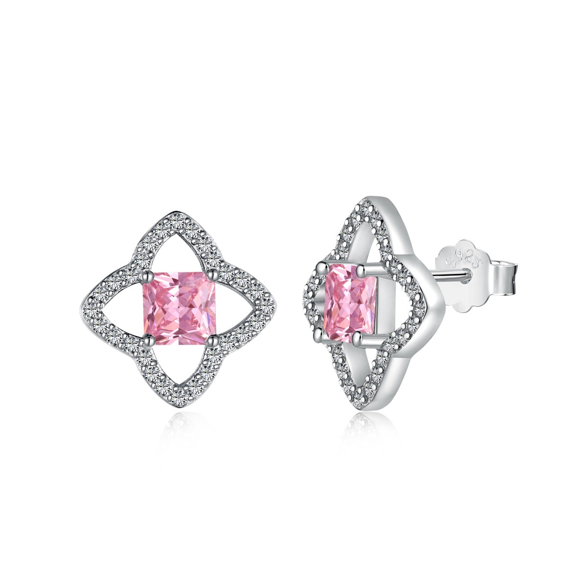 [CharmAmor]Elegant Star Shape Princess Cut Daily Earrings