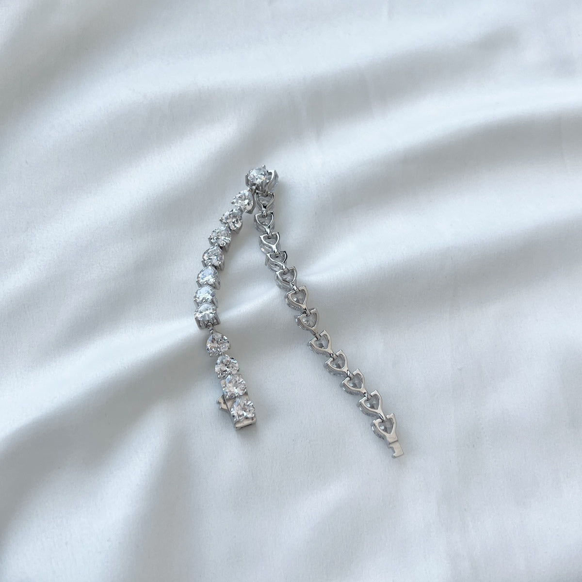 [CharmAmor]0.75 Carat Elegant Romantic Heart Shape Lover Bracelet