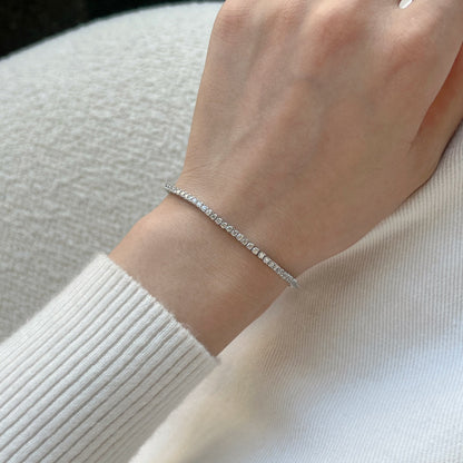 [CharmAmor]Dazzling Exquisite Round Cut Daily Bracelet