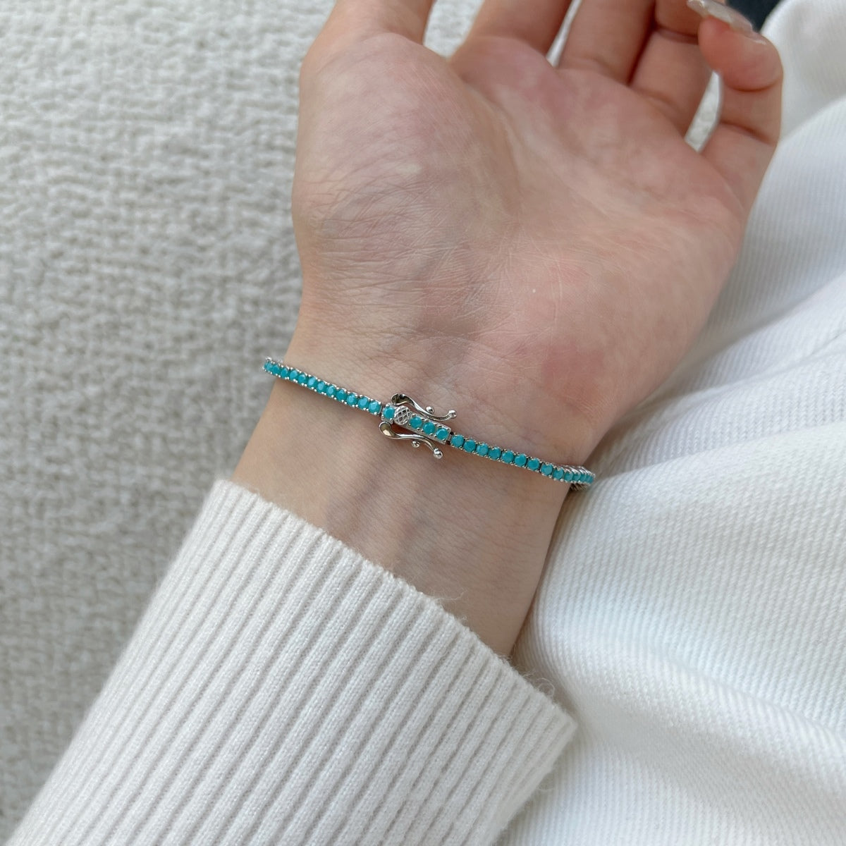 [CharmAmor]Dazzling Exquisite Round Cut Daily Bracelet