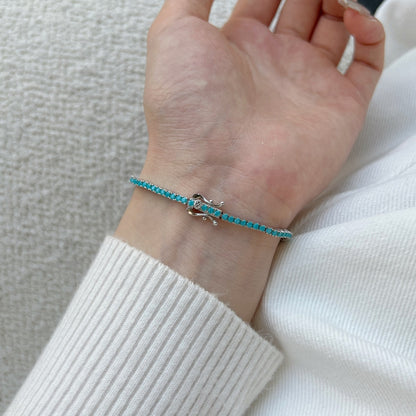 [CharmAmor]Dazzling Exquisite Round Cut Daily Bracelet