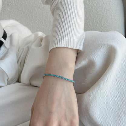 [CharmAmor]Dazzling Exquisite Round Cut Daily Bracelet