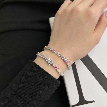 [CharmAmor]Ornate Sparkling Multi Cut Party Bracelet
