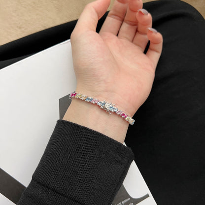 [CharmAmor]Ornate Sparkling Multi Cut Party Bracelet