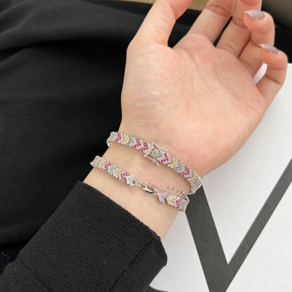 [CharmAmor]Ornate Sparkling Round Cut Party Bracelet