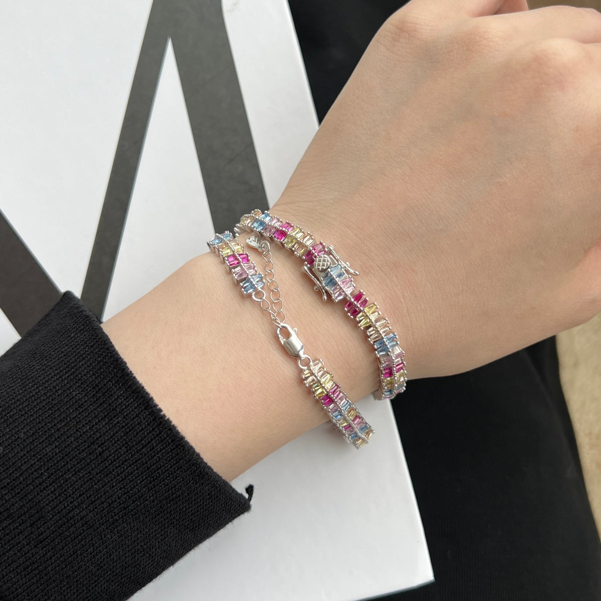 [CharmAmor]Sparkling Exquisite Multi Cut Party Bracelet