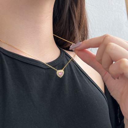 [CharmAmor]Exquisite Heart Shape Necklace