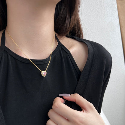 [CharmAmor]Exquisite Heart Shape Necklace