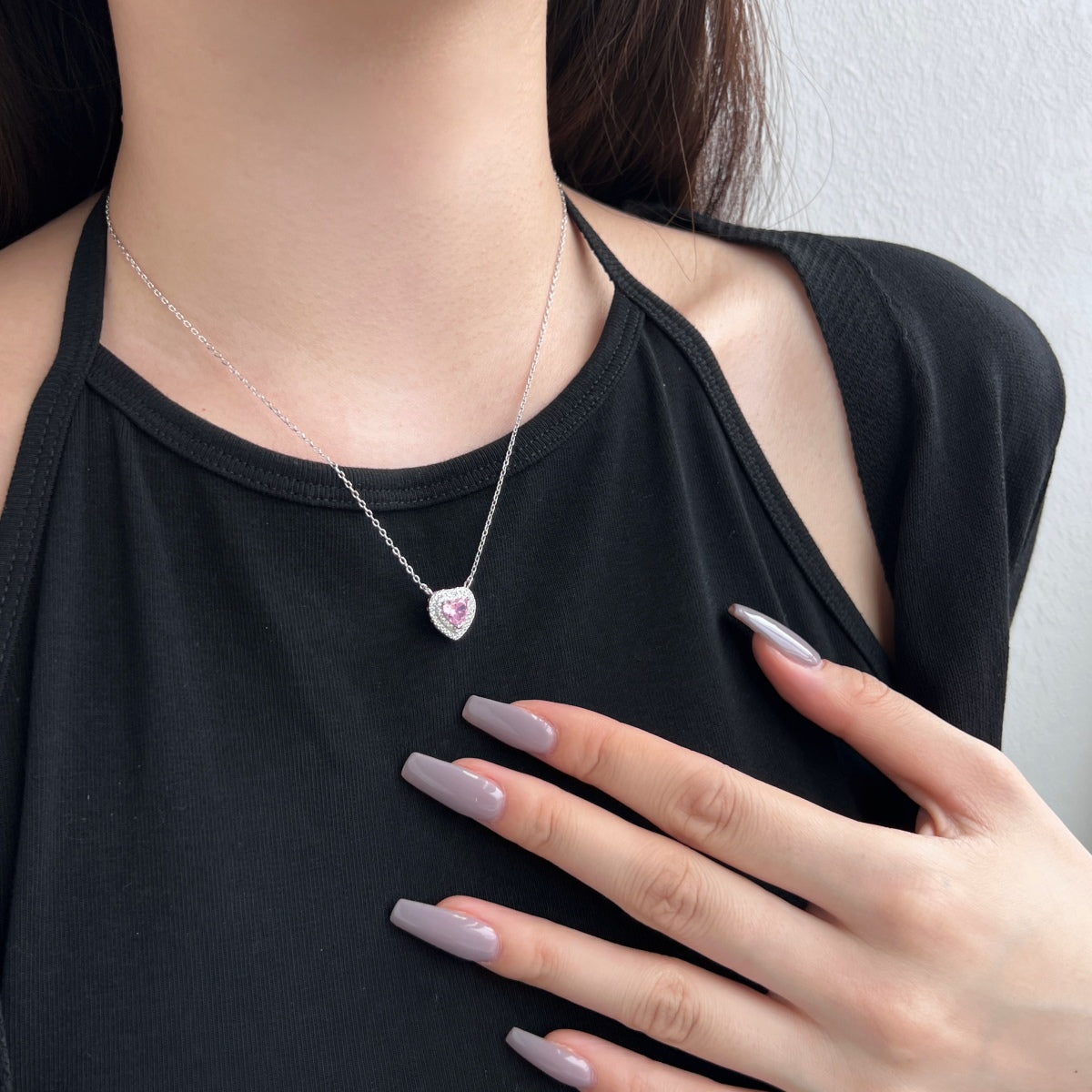 [CharmAmor]Exquisite Heart Shape Necklace