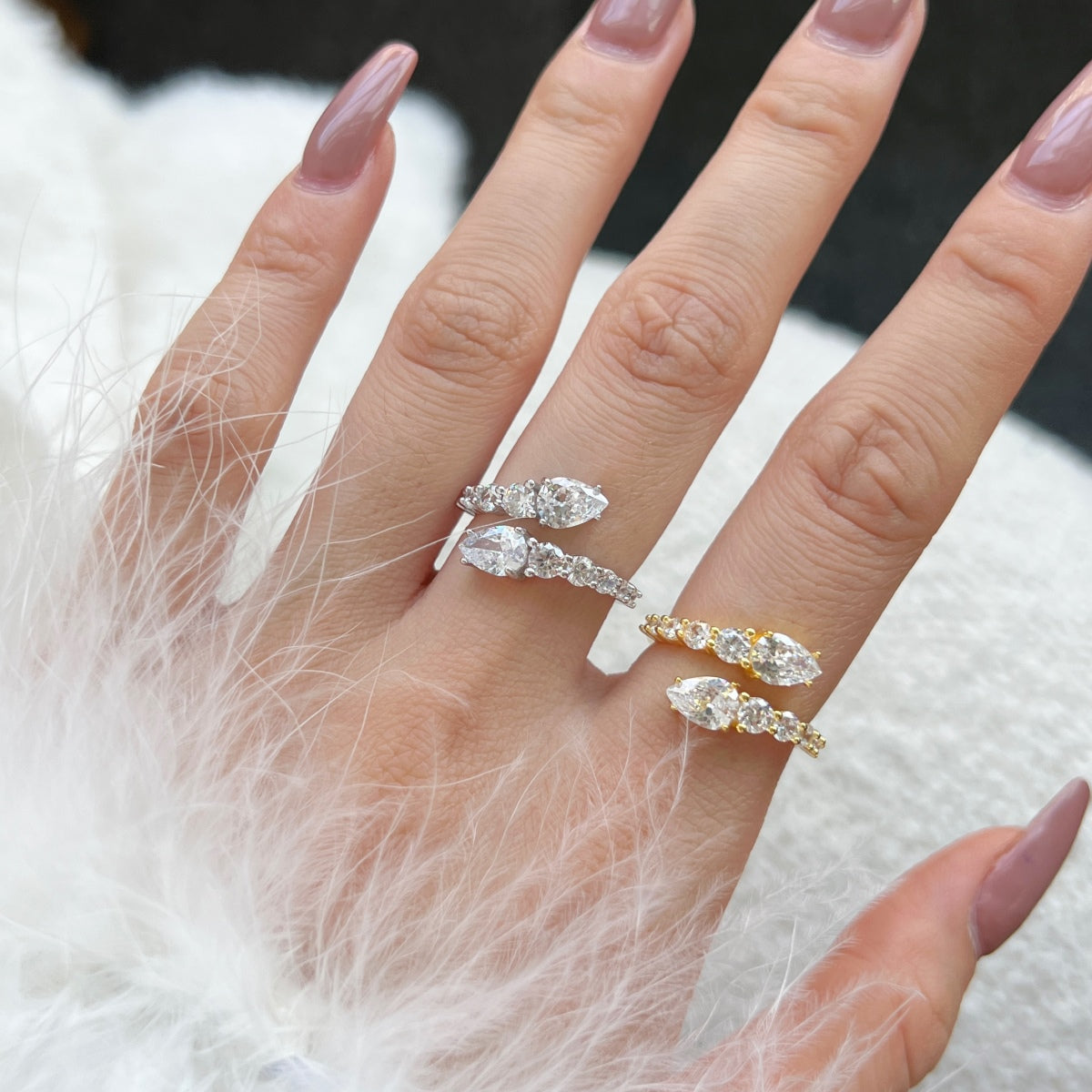 [CharmAmor]Delicate Lively Snake Shape Daily Ring
