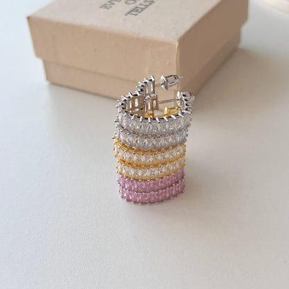 [CharmAmor]Radiant Heart Cutout Earrings
