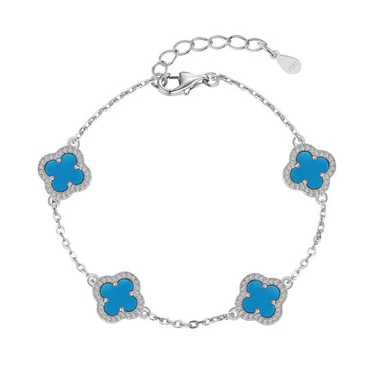 [CharmAmor]Four-Leaf Clover Exquisite Bracelet