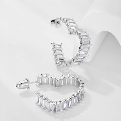 [CharmAmor]Radiant Heart Cutout Earrings