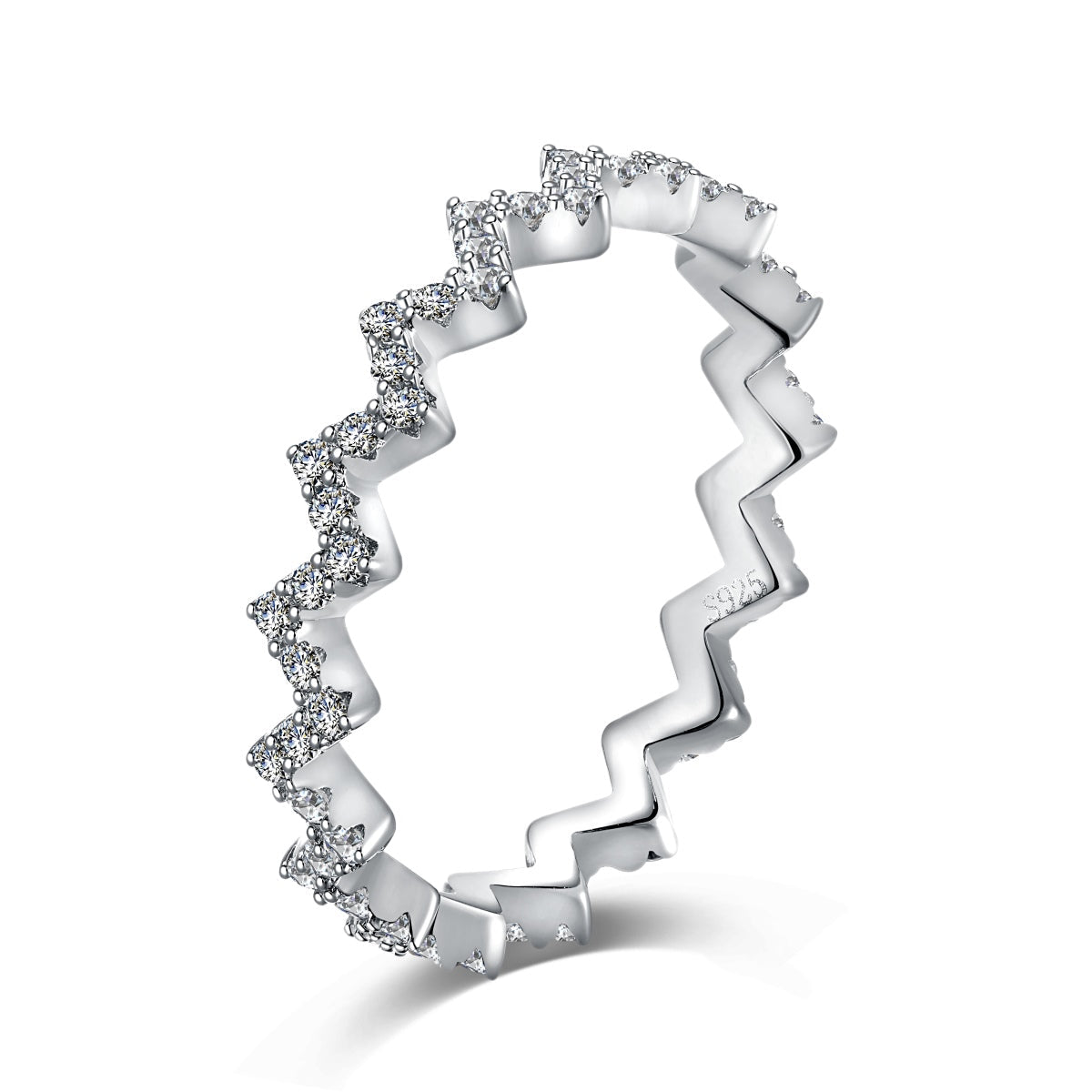 [CharmAmor]Delicate Enchanting Wave Shape Daily Ring