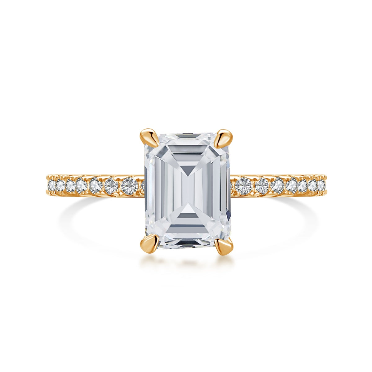 [CharmAmor]2.0 Carat Scintillating Ornate Radiant Cut Party Ring