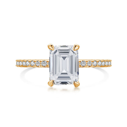 [CharmAmor]2.0 Carat Scintillating Ornate Radiant Cut Party Ring