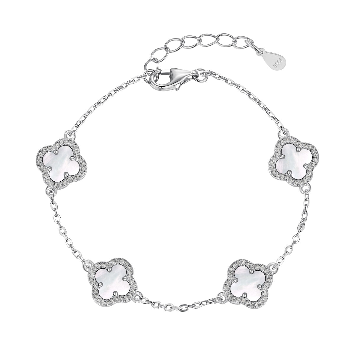 [CharmAmor]Four-Leaf Clover Exquisite Bracelet