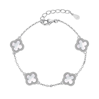 [CharmAmor]Four-Leaf Clover Exquisite Bracelet