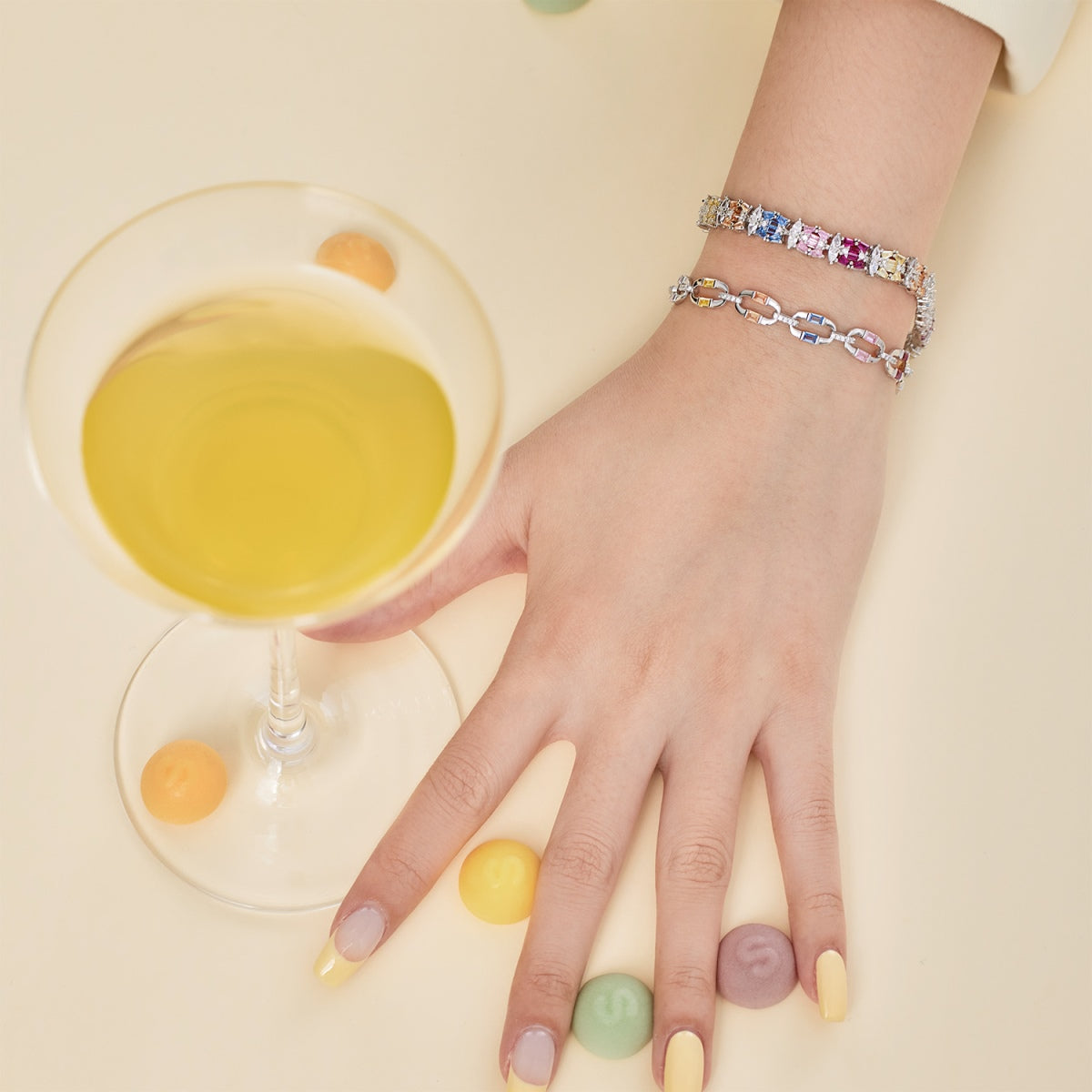 [CharmAmor]Dazzling Colorful Daily Bracelet