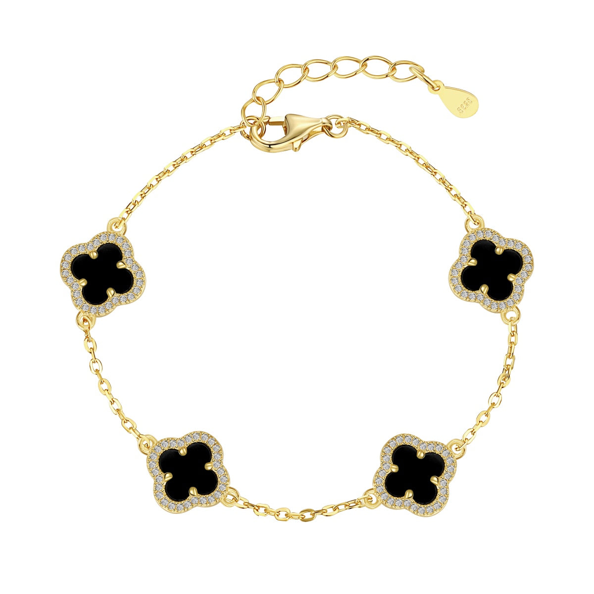 [CharmAmor]Four-Leaf Clover Exquisite Bracelet
