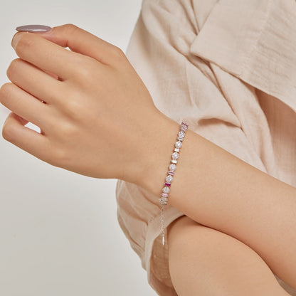 [CharmAmor]Radiant Colorful Round Shape Daily Bracelet