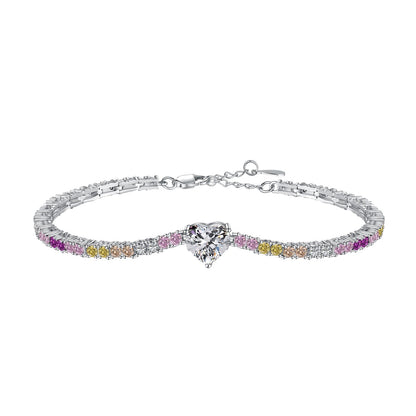 [CharmAmor]Delicate Romantic Heart Shape Lover Bracelet