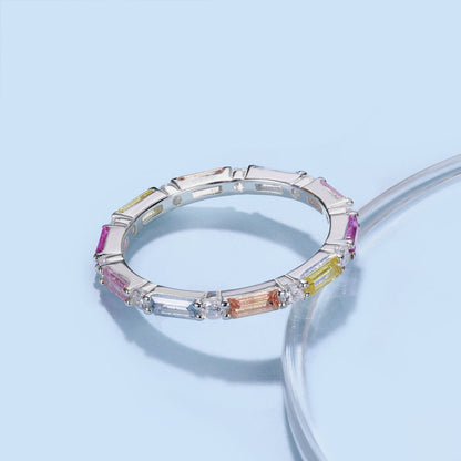 [CharmAmor]Lively In Shades Elegant Radiant Cut Daily Ring