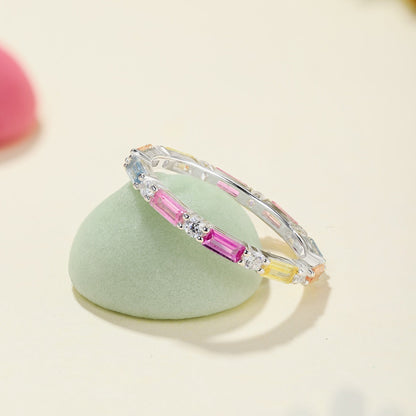 [CharmAmor]Lively In Shades Elegant Radiant Cut Daily Ring