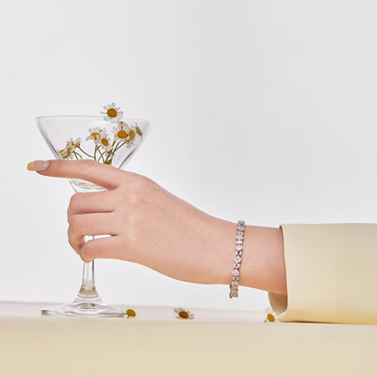 [CharmAmor]Dazzling Radiant Multi Cut Daily Bracelet
