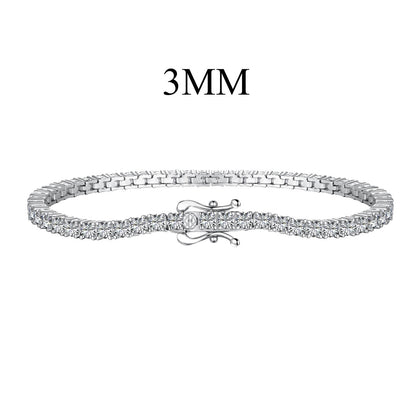 [CharmAmor]Dainty Charming Round Cut Tennis Bracelet